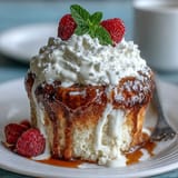 Cinco de Mayo Tres Leches Cupcakes with whipped cream and cinnamon topping, a festive Mexican dessert with a moist, milky sponge.