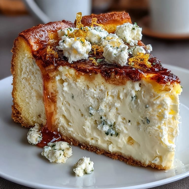 Classic Italian ricotta pie with bright lemon zest, perfect for Easter or spring celebrations, featuring a smooth, lightly sweetened filling.