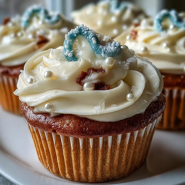 Soft vanilla Cancer Birthday Cupcakes arrive frosted and adorned with subtle elegance.
