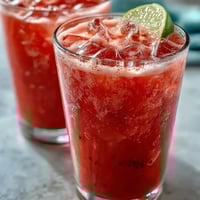 Refreshing dragon drink refresher with creamy coconut milk and vibrant dragon fruit, served over ice in a tall glass.